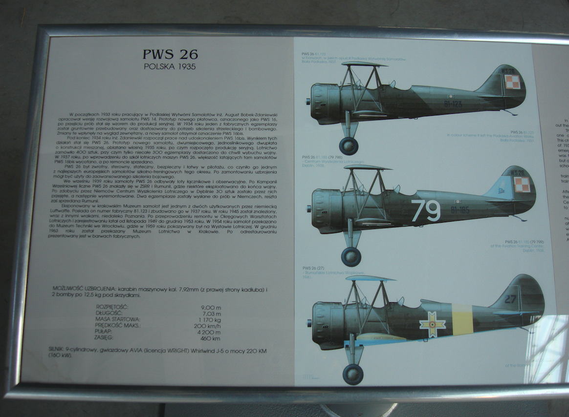 The training plane of the Podlasie Aircraft Factory PWS-26. 2009 year. Photo by Karol Placha Hetman