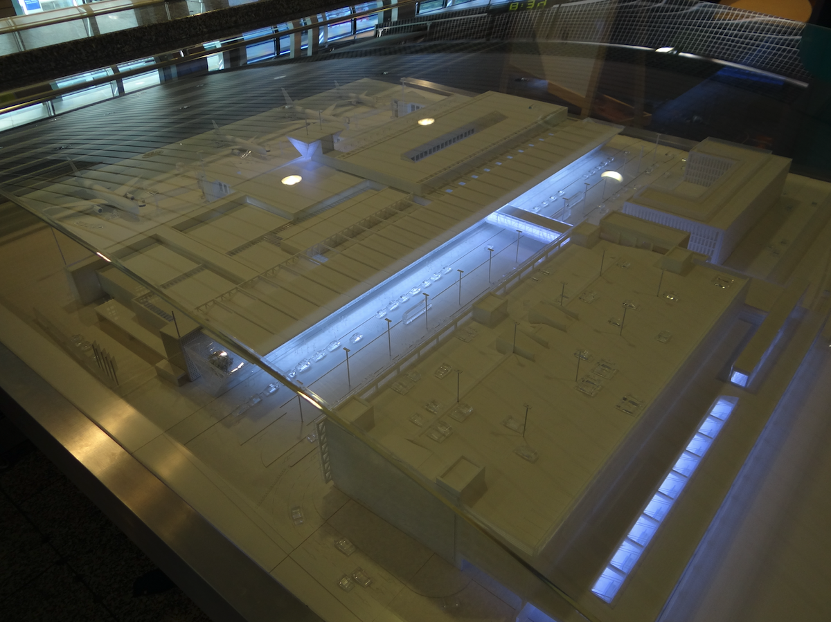 Model of the expanded terminal no. 1. 2012 year. Photo by Karol Placha Hetman