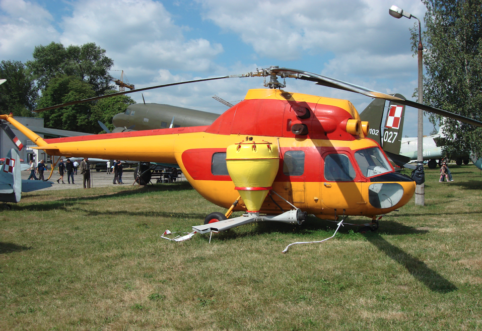 Mi-2 R with dusting installation. 2008 year. Photo by Karol Placha Hetman