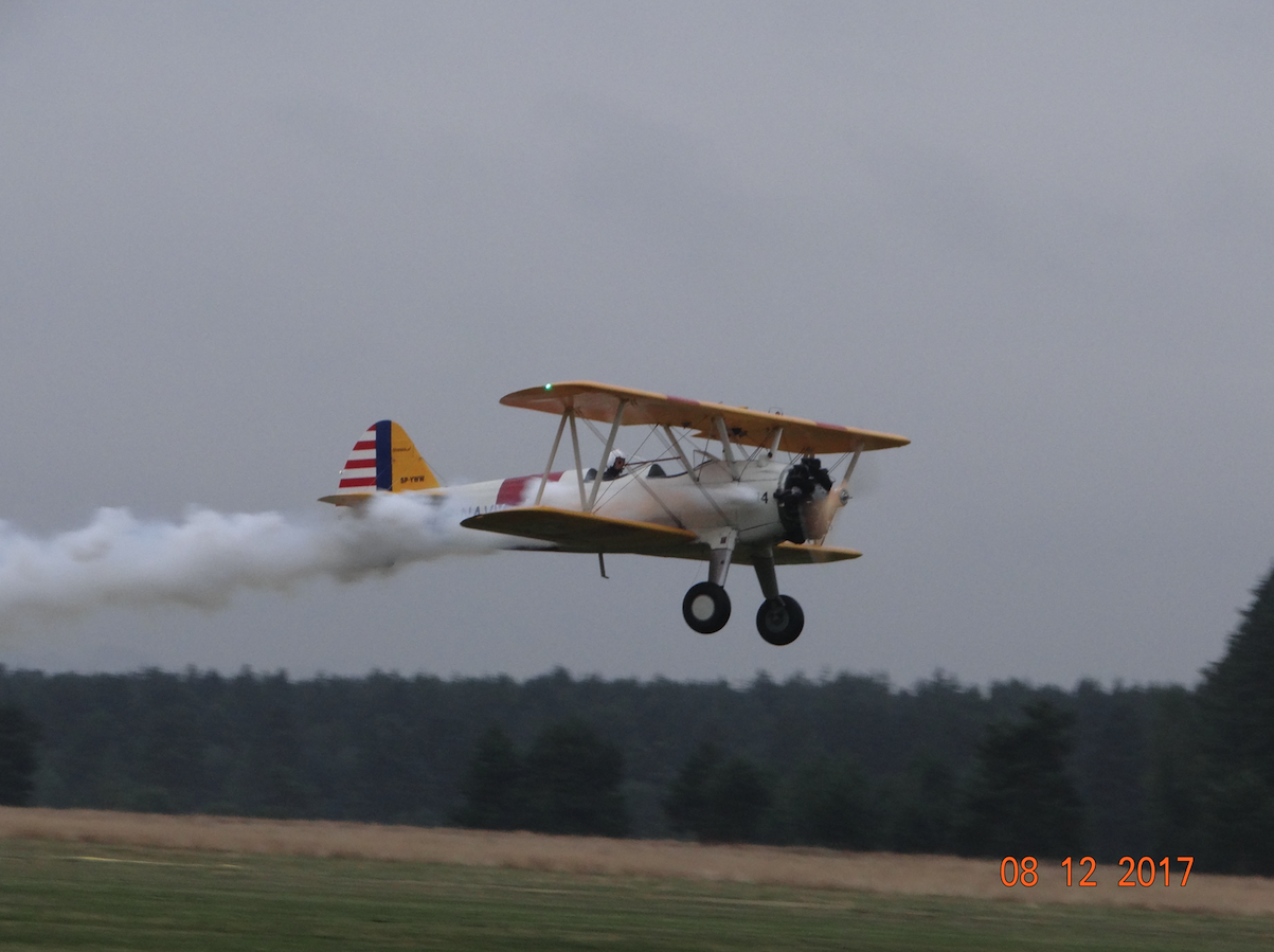 Boeing Stearman Model 75 N2S-3, SP-YWW. 2017 rok. Zdjęcie Karol Placha Hetman