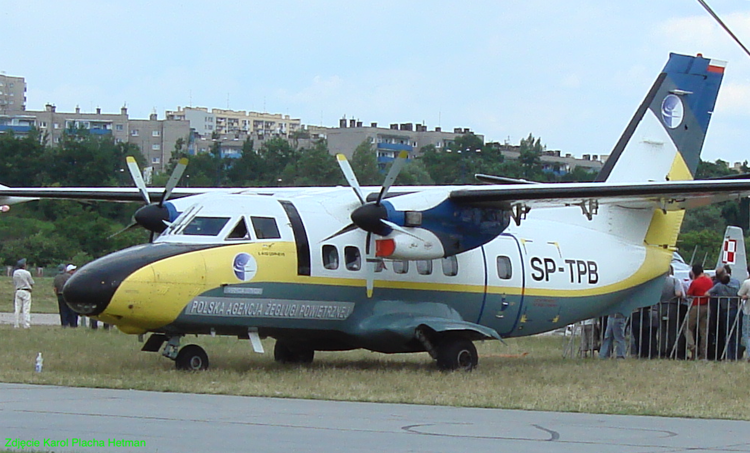 Turbolet L-410 SP-TPB. 2007 rok. Zdjęcie Karol Placha Hetman