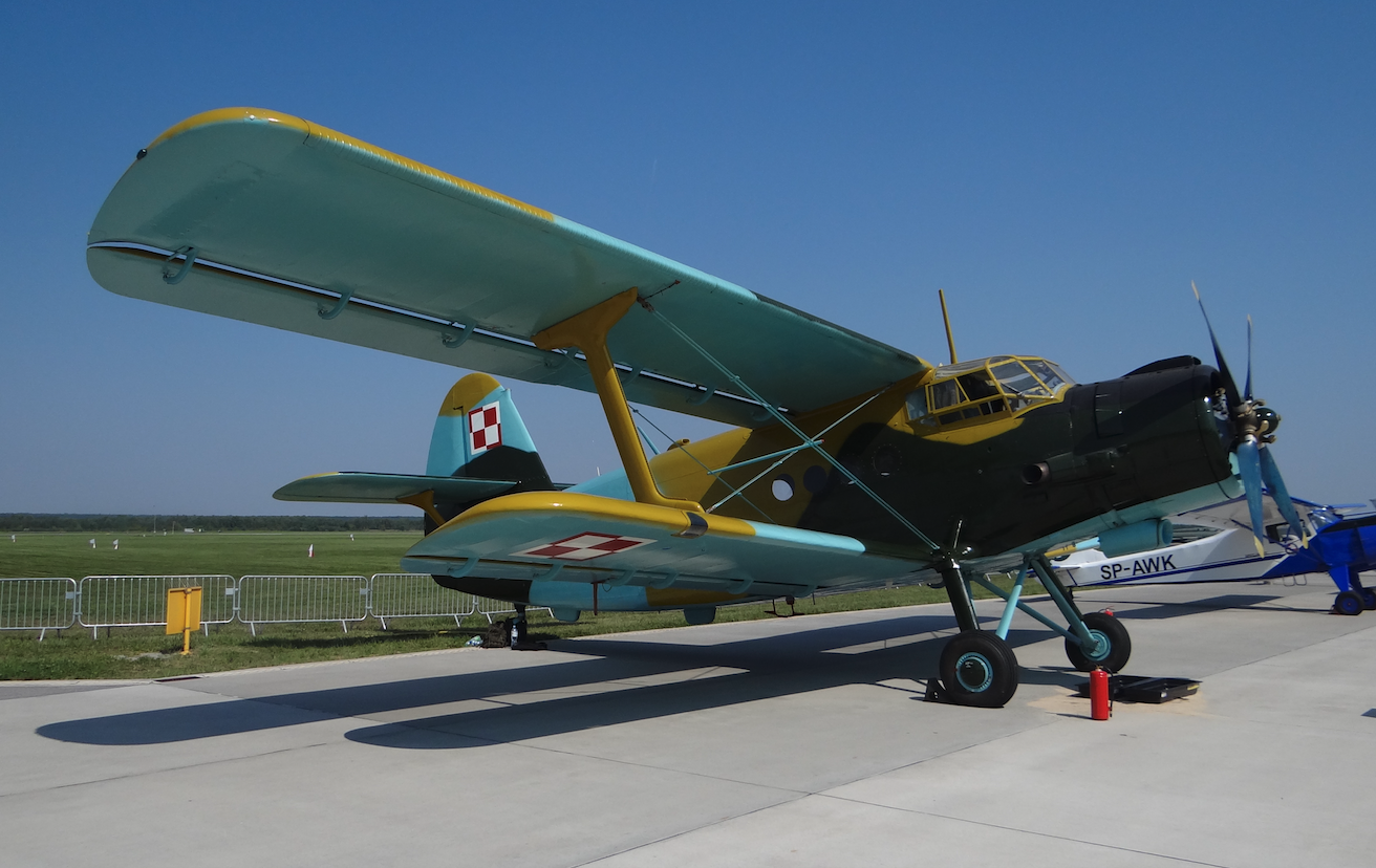 PZL An-2 military aircraft. 2018 year. Photo by Karol Placha Hetman