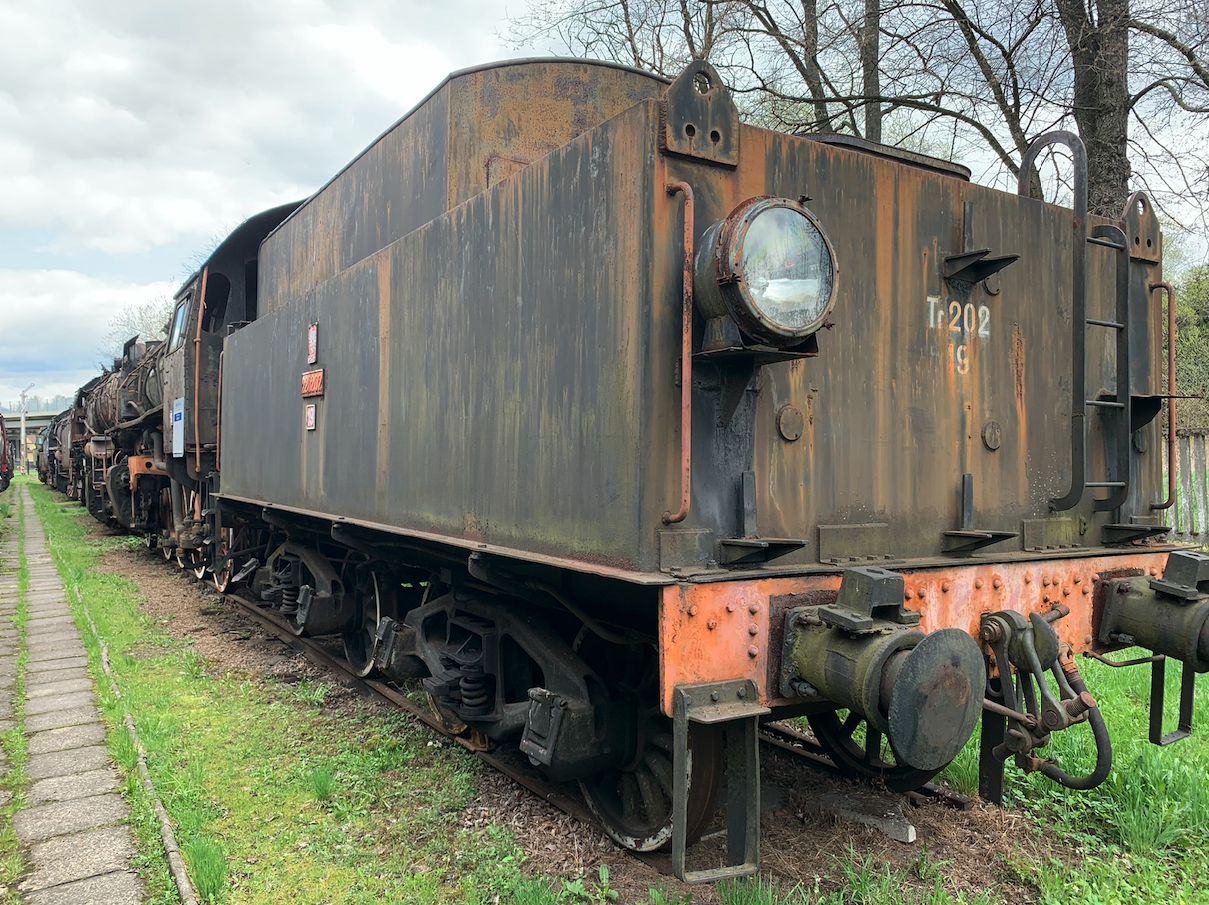 Steam locomotive Tr202. 2022. Photo by Karol Placha Hetman