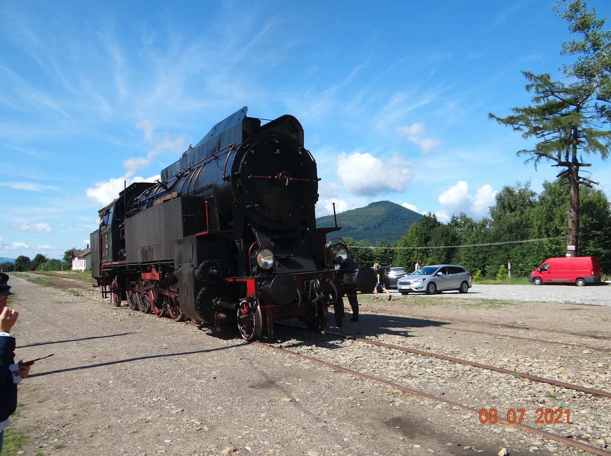 The locomotive OKz32-2. 2021. Photo by Karol Placha Hetman