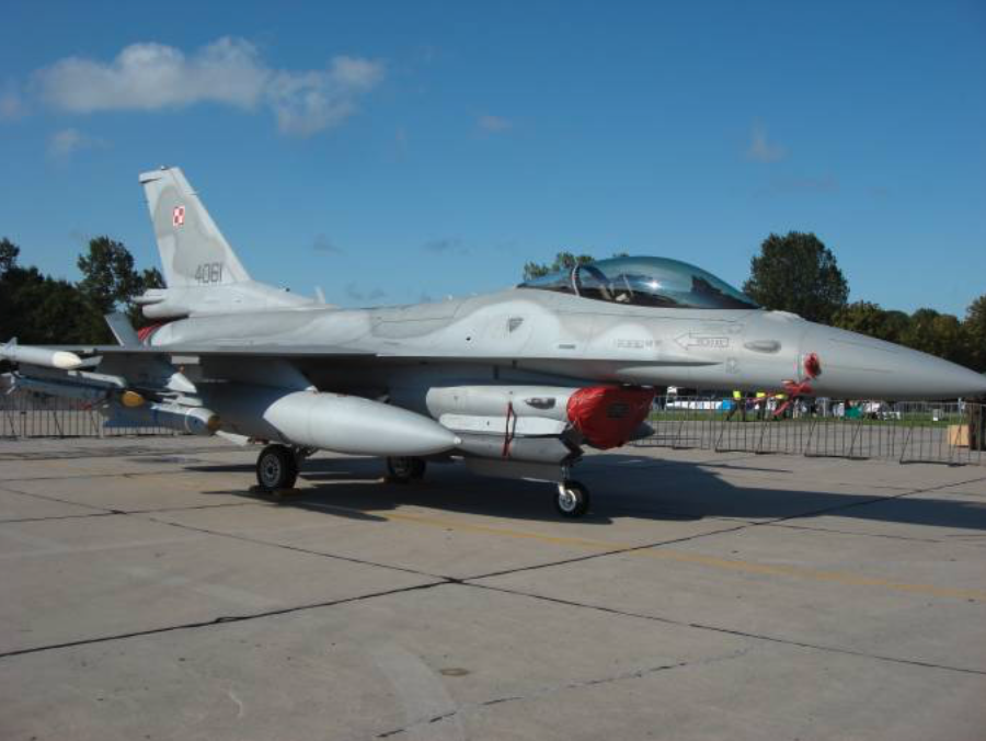 F-16 C Jastrząb nb 4061 Mińsk Mazowiecki 2008 rok. Zdjęcie Karol Placha Hetman