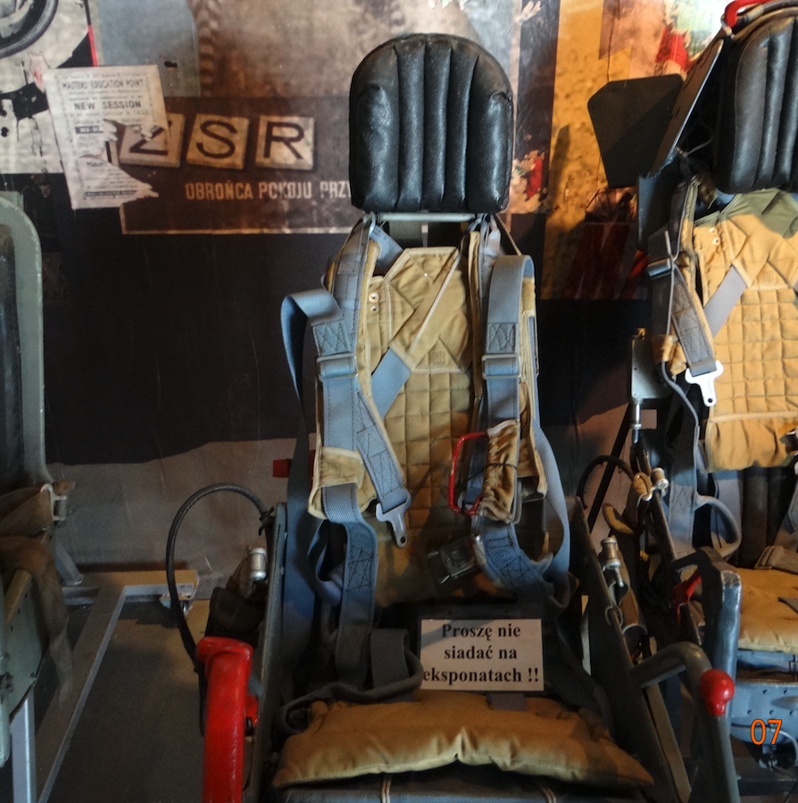 KK-1 ejection seat used in Lim-2 aircraft. 2017 year. Photo by Karol Placha Hetman