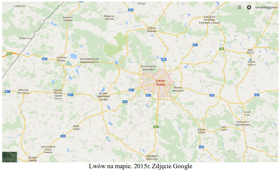 Lwów na mapie. 2015 rok