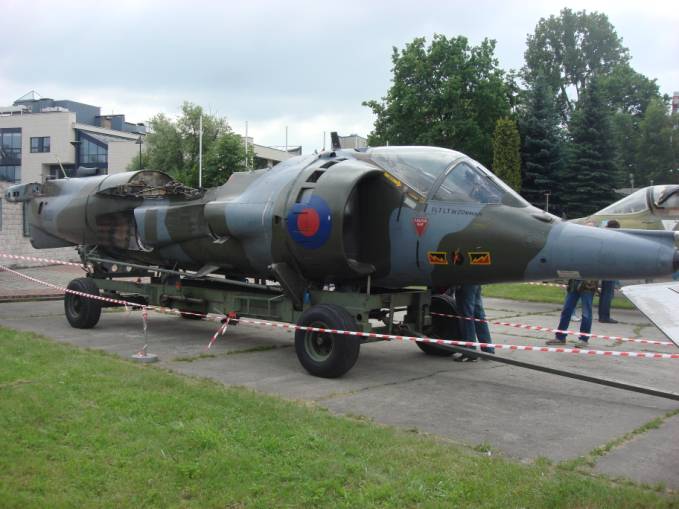 Harrier GR Mk.3 nb XW919. 2010 rok. Zdjęcie Karol Placha Hetman