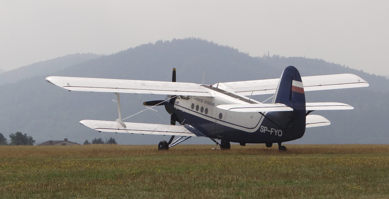 An-2 registration SP-FYO Bielsko Biała 2015. Photo by Karol Placha Hetman