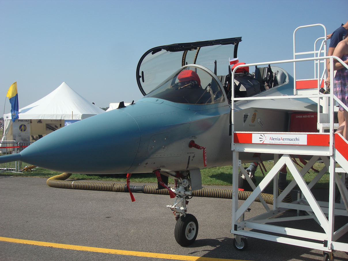 Alena Aermacchi M-346 in Radom in 2011 year. Photo by Karol Placha Hetman