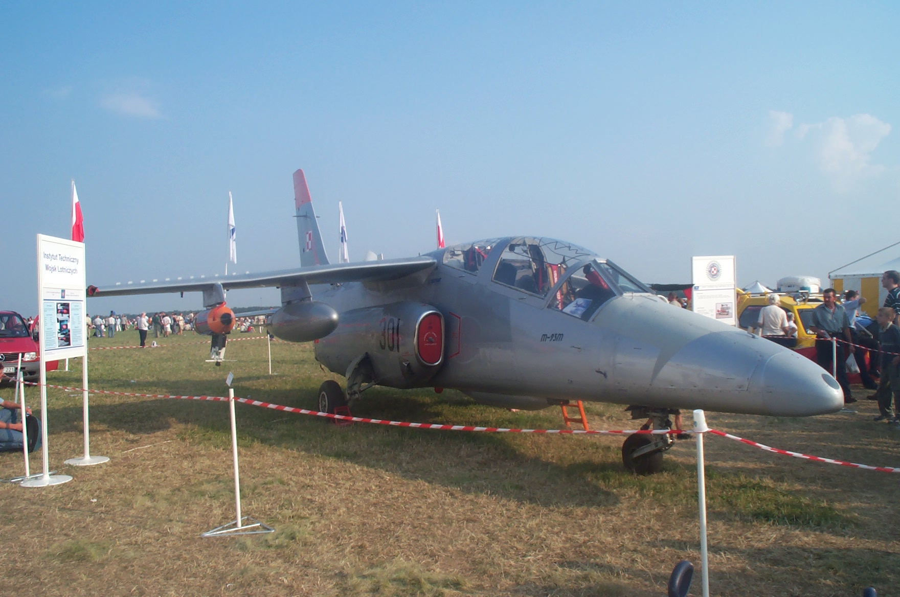 PZL I-22 Iryda M-93M nb 0301. Air Show Radom 2002. Photo by Dawid Kasprzyk.