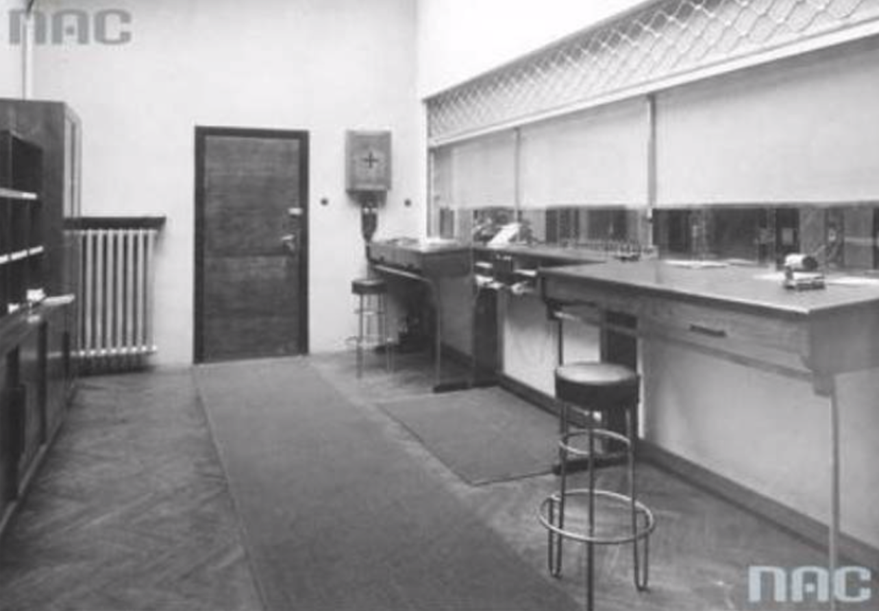 Ticket offices from the back side. April 29, 1934. Photo of NAC