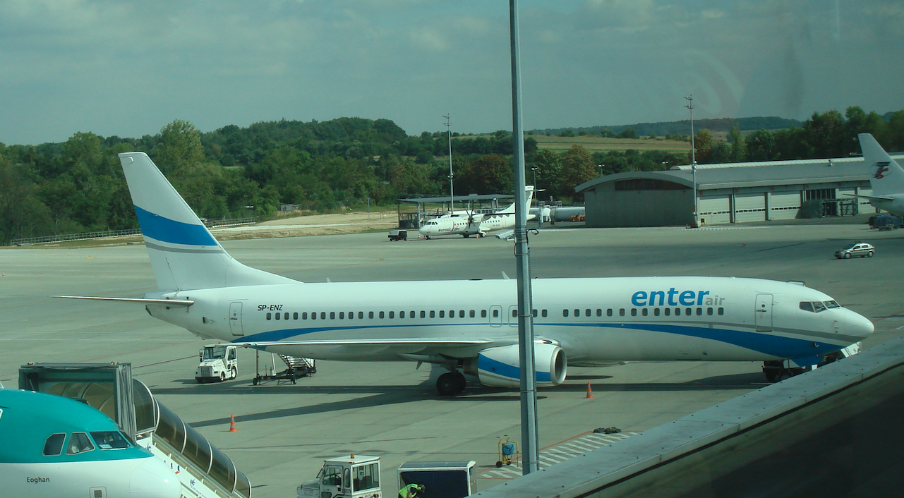 Boeing B.737-85F, registration SP-ENZ, company Enter Air. Balice 2011 year. Photo by Karol Placha Hetman