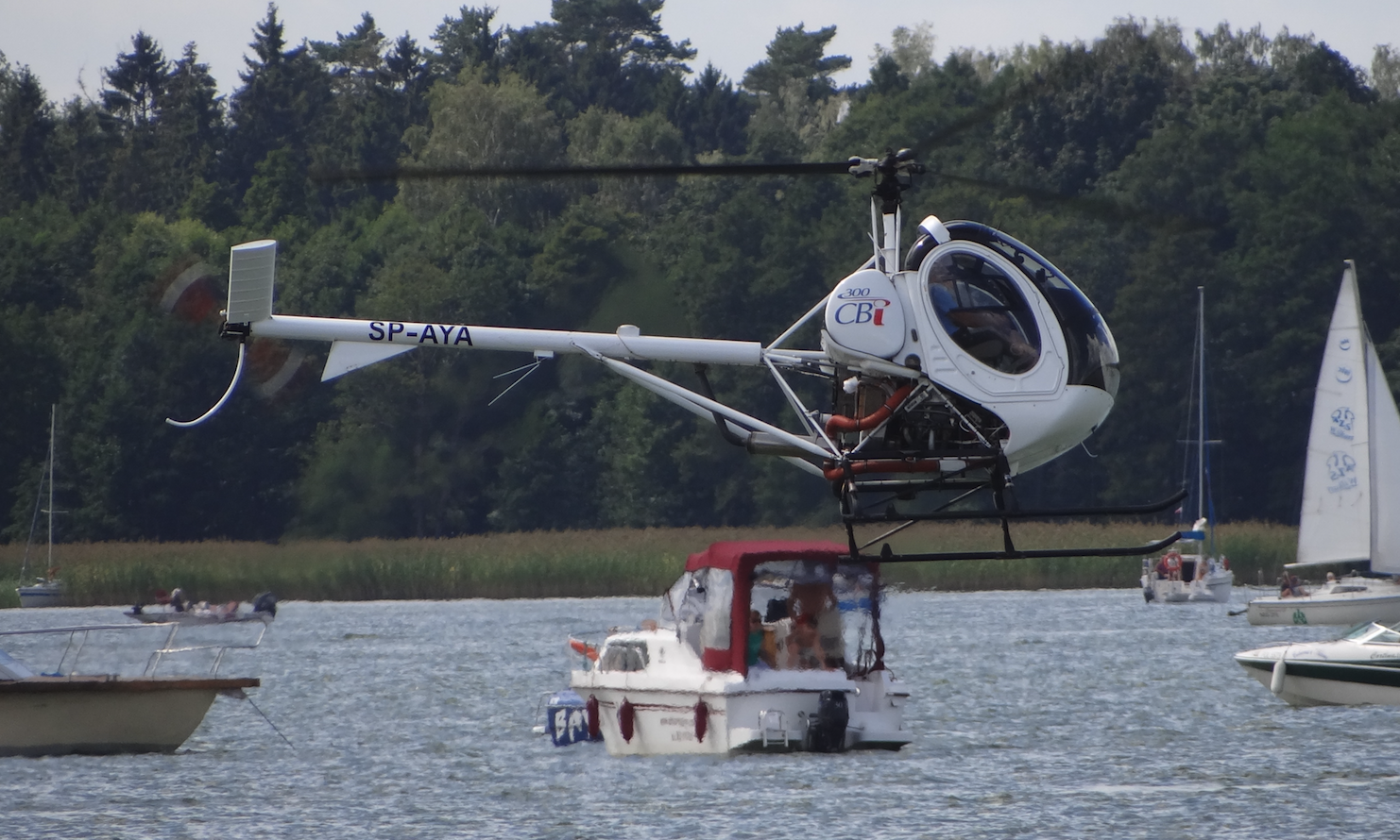 Schweizer 300 CBi registration SP-AYA. Mazury Air Show 2018. Photo by Karol Placha Hetman