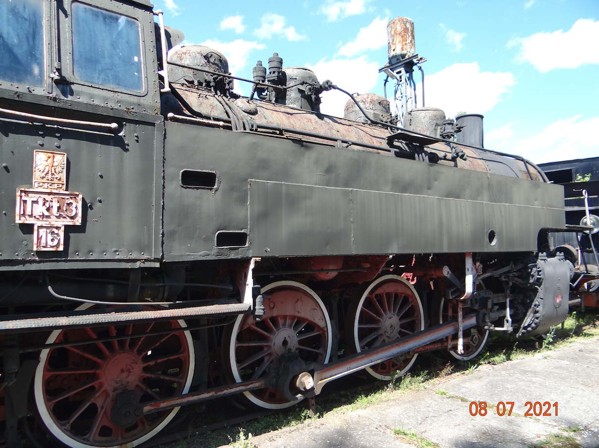 Steam locomotive TKt3-16. 2021. Photo by Karol Placha Hetman