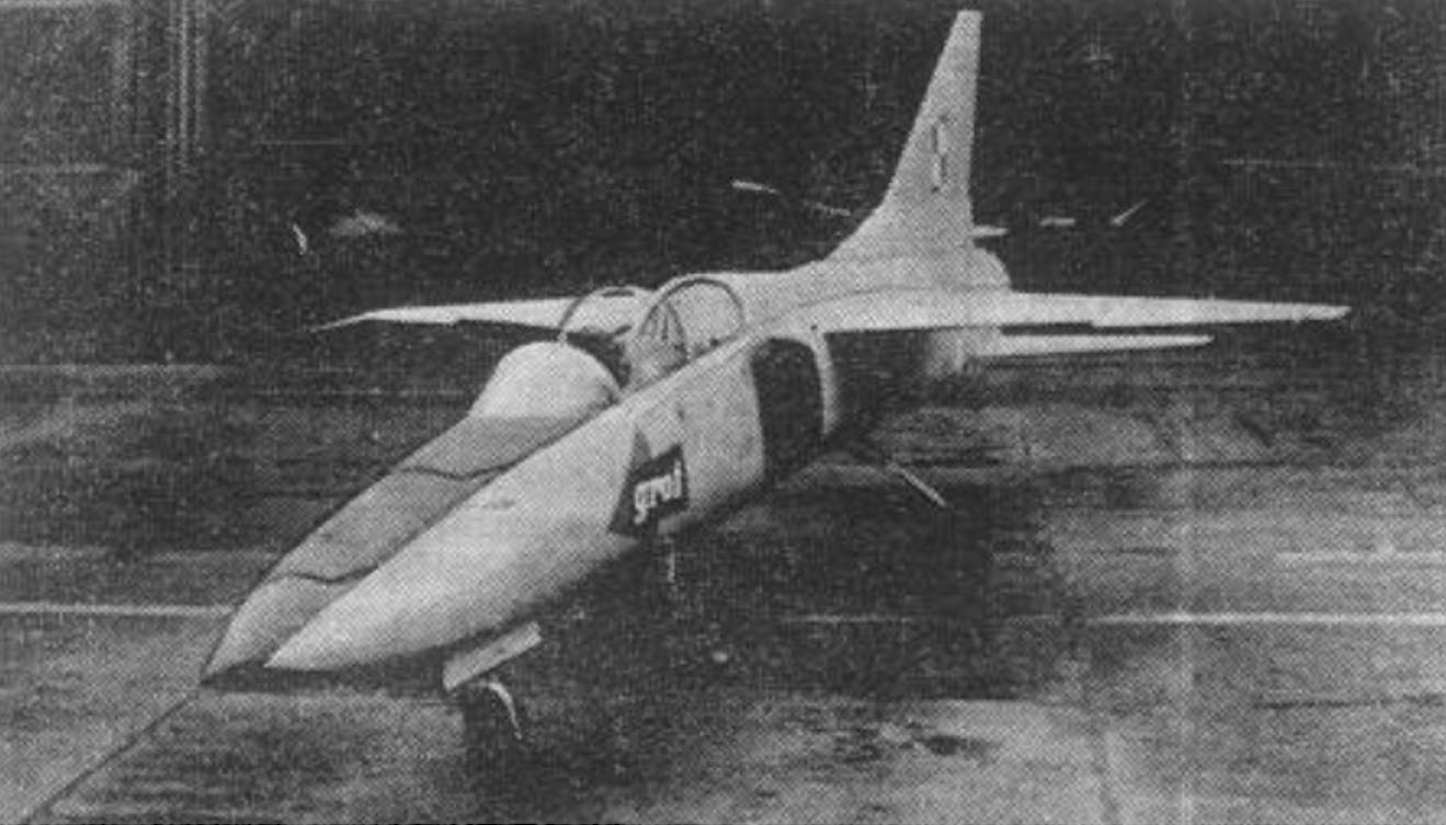 TS-16 Grot, a life-size model. 1963. Photo of PZL Mielec