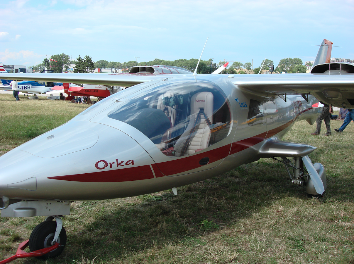 Samolot turystyczny Orka. 2007 rok. Zdjęcie Karol Placha Hetman