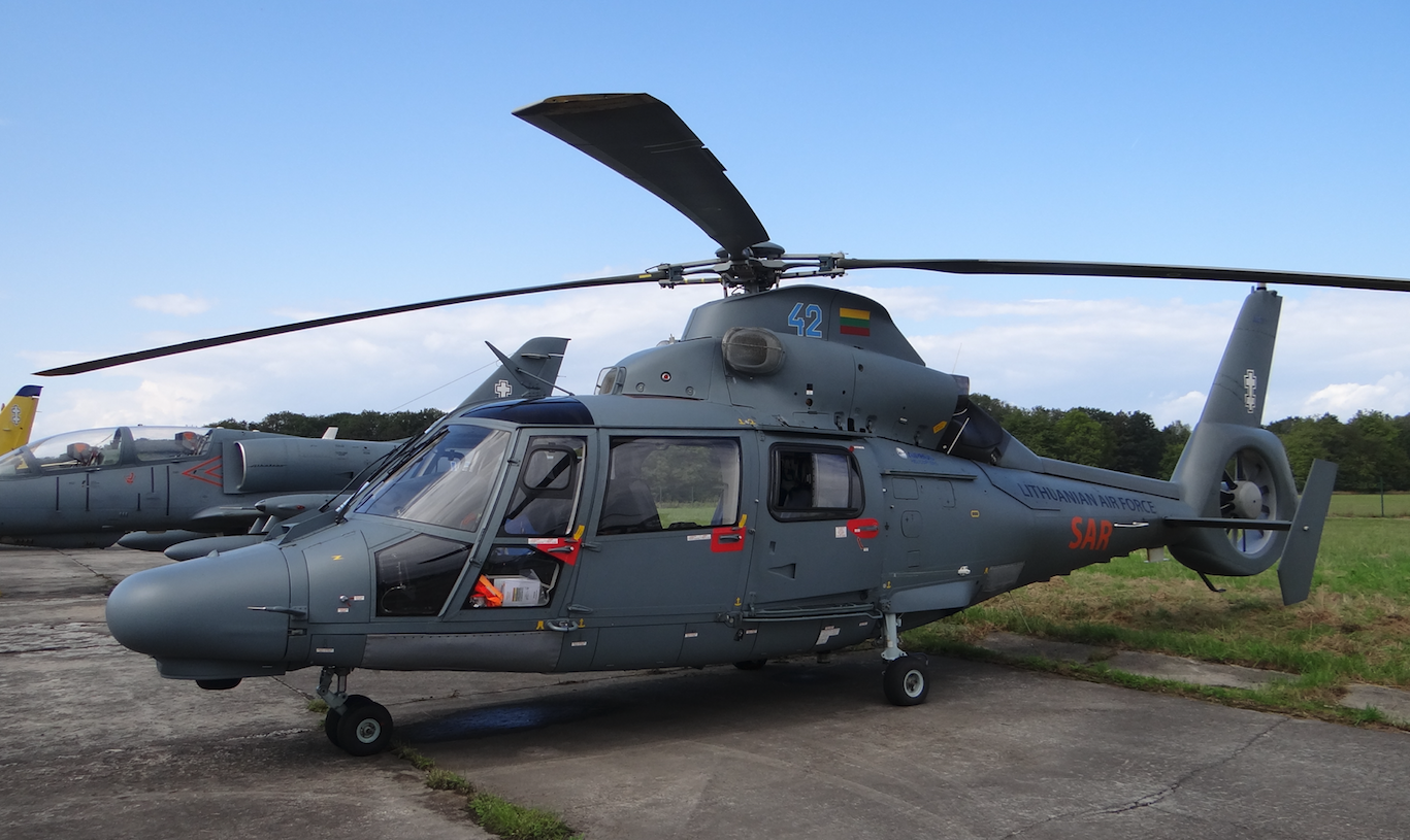 Agusta AS365N3+ nb 42, Litwa. 2018 rok. Zdjęcie Karol Placha Hetman