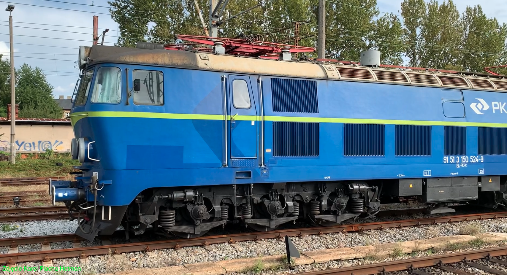 Electric Locomotive ET22-658. 2023 year. Photo by Karol Placha Hetman