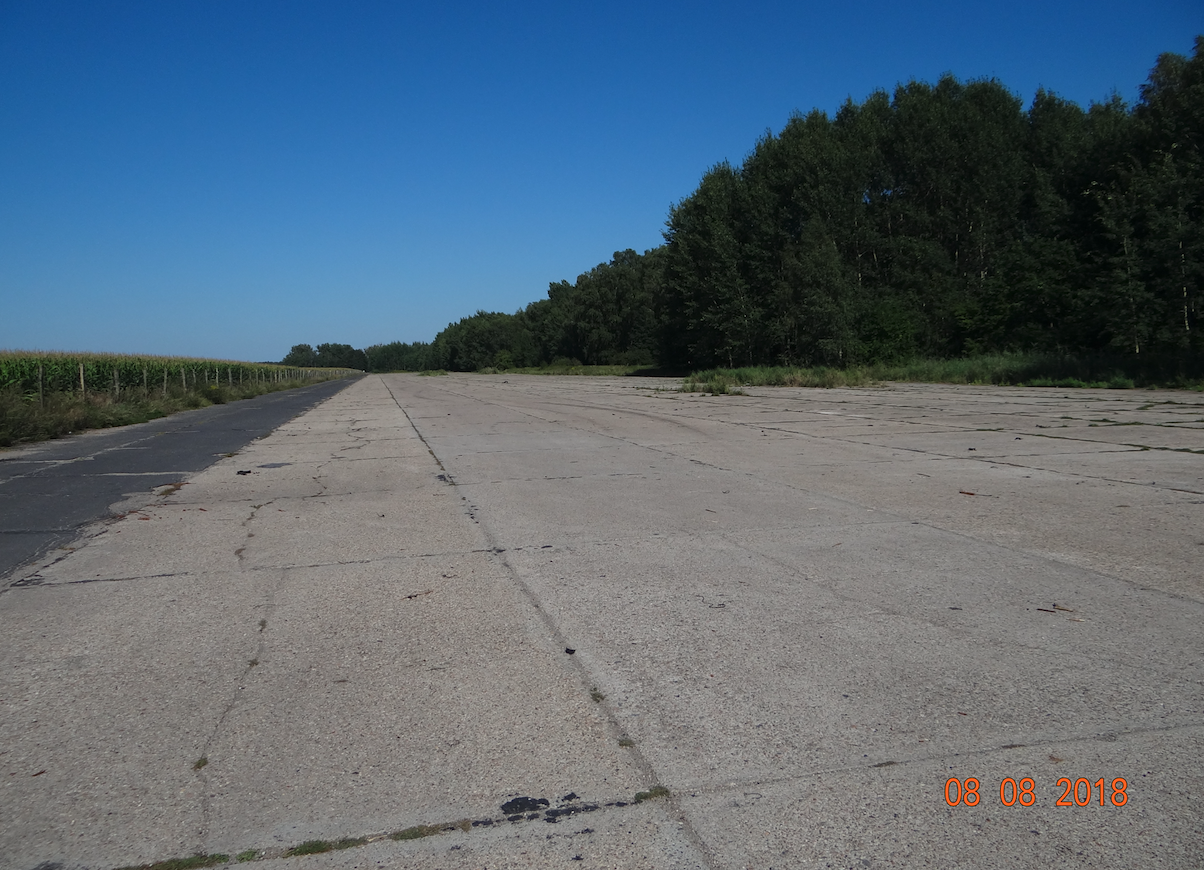 Orneta airport. Main parking area. 2018 year. Photo by Karol Placha Hetman