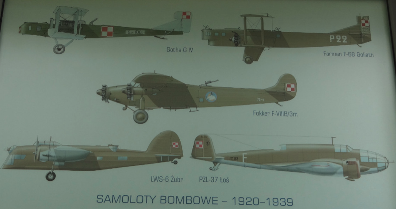 Bomber planes 1920 -1939. Source: Dęblin. Photo by Karol Placha Hetman