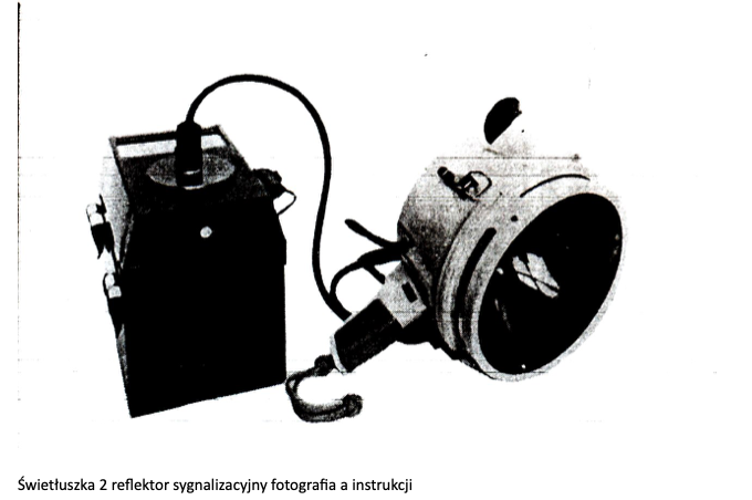 Świetłuszka 2 reflektor sygnalizacyjny fotografia a instrukcji