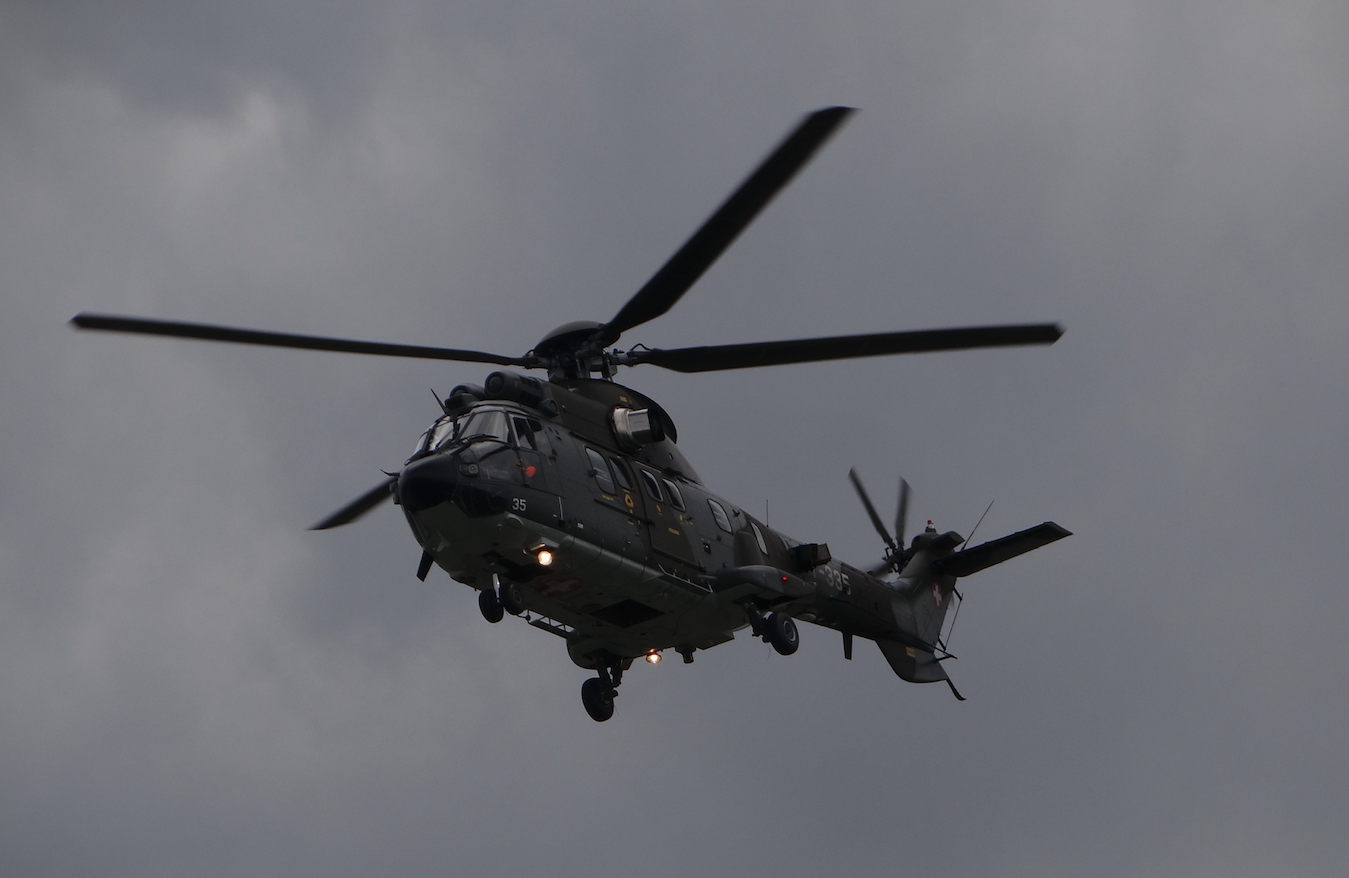 Super Puma T-335 Szwajcaria. 2021 rok. Zdjęcie Karol Placha Hetman