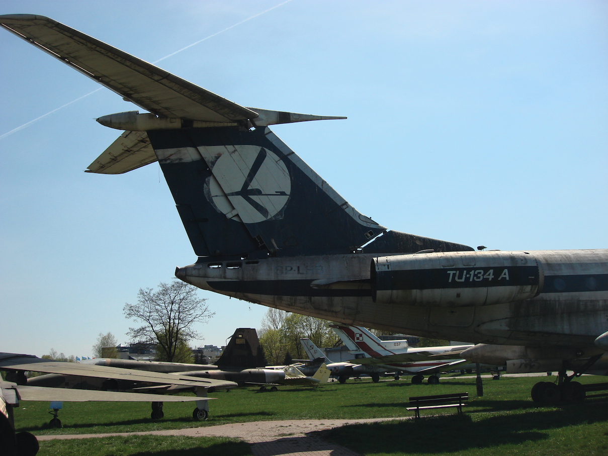 Tu-134. Usterzenie samolotu. 2009 rok. Zdjęcie Karol Placha Hetman