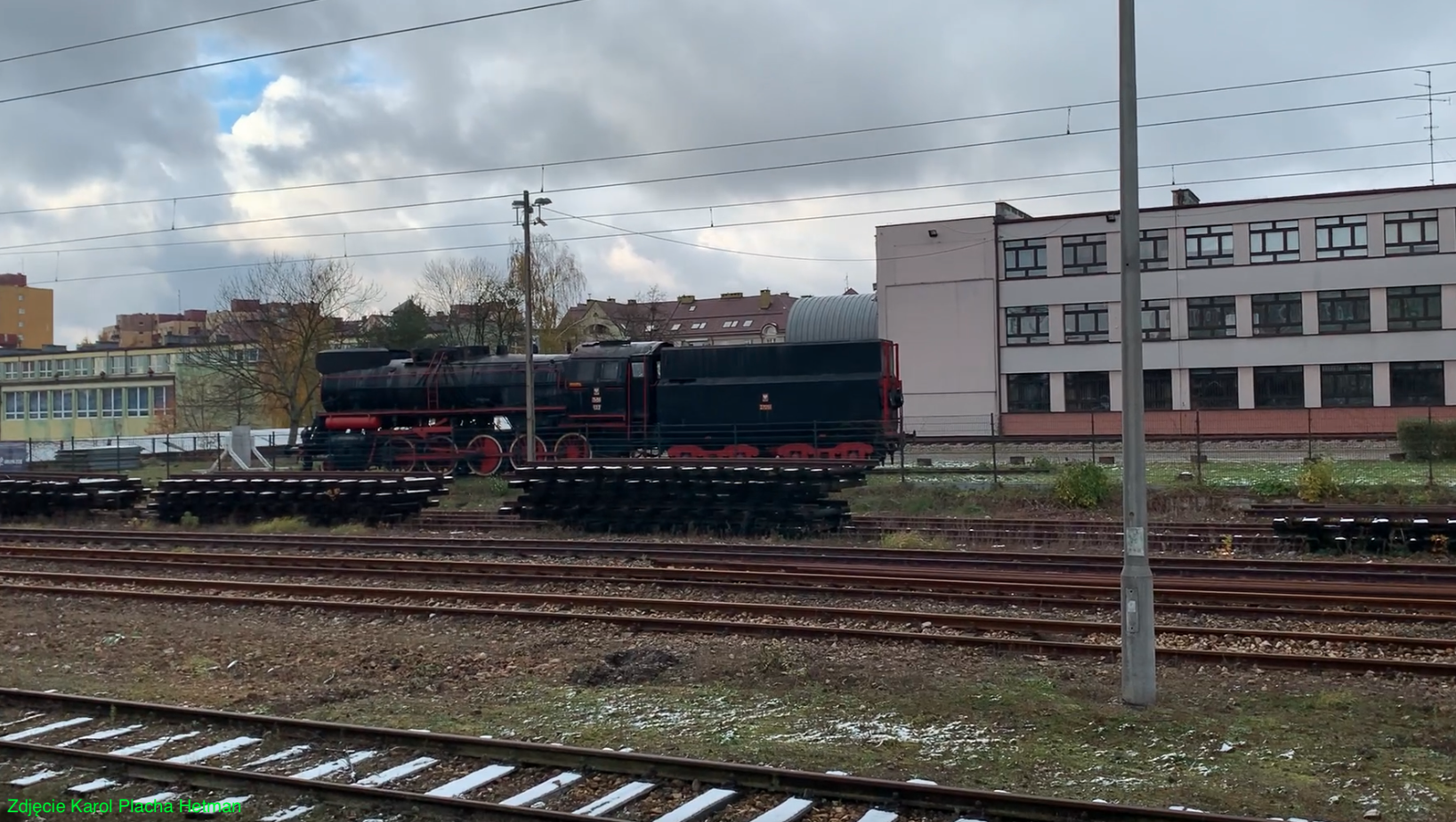 Ty51-133 steam locomotive. 2023 year. Photo by Karol Placha Hetman