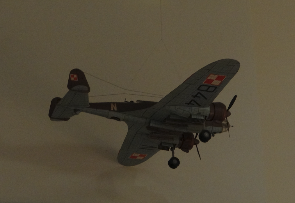 Model PZL-37 B Łoś. 2016 rok. Zdjęcie Karol Placha Hetman