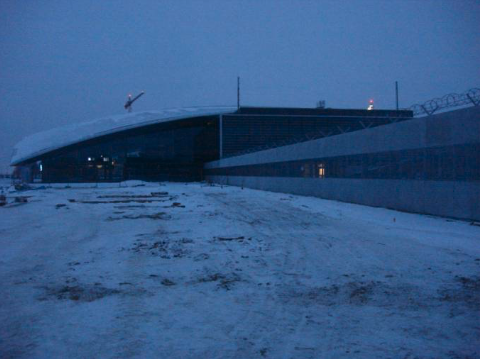 Nowy Terminal. Widok od strony zachodniej. Luty 2012 rok. Zdjęcie Karol Placha Hetman
