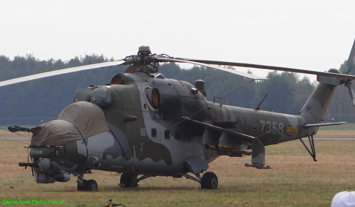 Mil Mi-24V Nb 7358 Czechy. 2015 rok. Zdjęcie Karol Placha Hetman