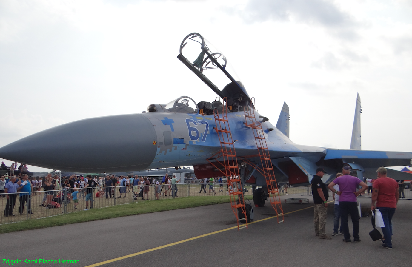 Su-27 U nb 67. 2017 rok. Zdjęcie Karol Placha Hetman