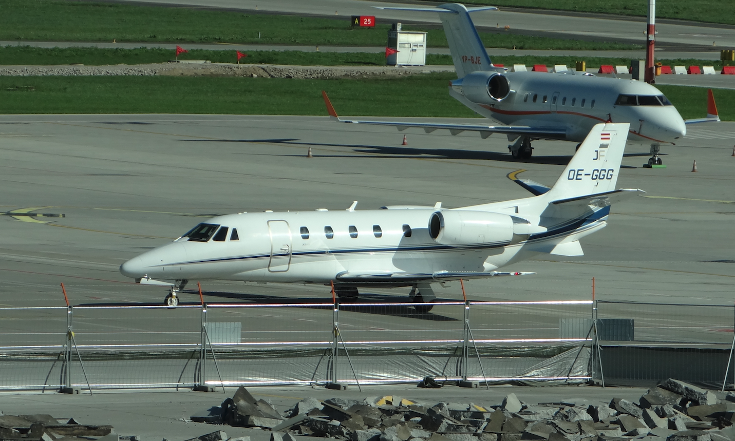 Cessna 560XL rejestracja OE-GGG. 2017 rok. Zdjęcie Karol Placha Hetman