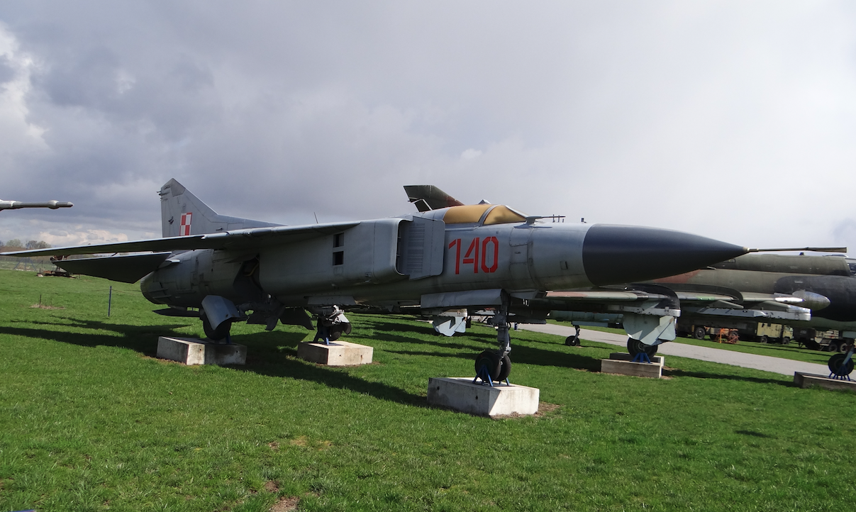 MiG-23 MF nb 140. Czyżyny 2017 rok. Zdjęcie Karol Placha Hetman
