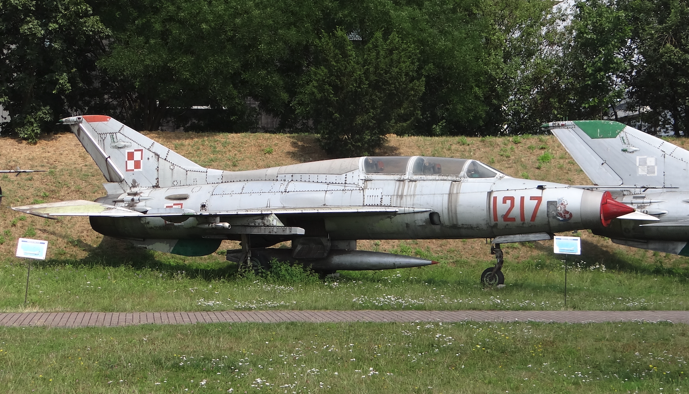 MiG-21 U nb 1217. Czyżyny 2019 rok. Zdjęcie Karol Placha Hetman
