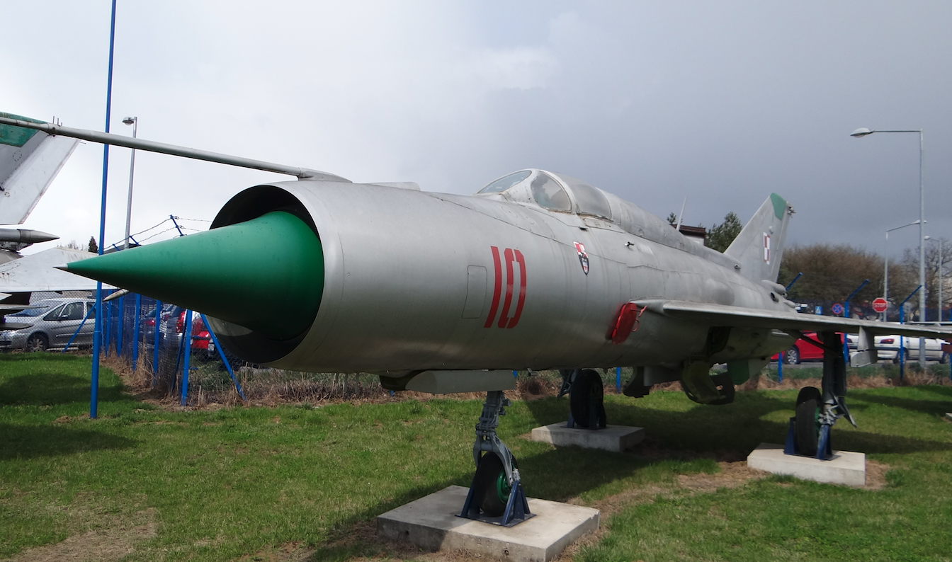 MiG-21 nb 10. 2017 rok. Zdjęcie Karol Placha Hetman