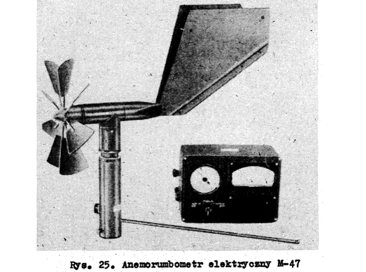 Wiatromierz M-47, fotografia z „Przyrządy do pomiarów hydrologiczno-meteorologicznych”