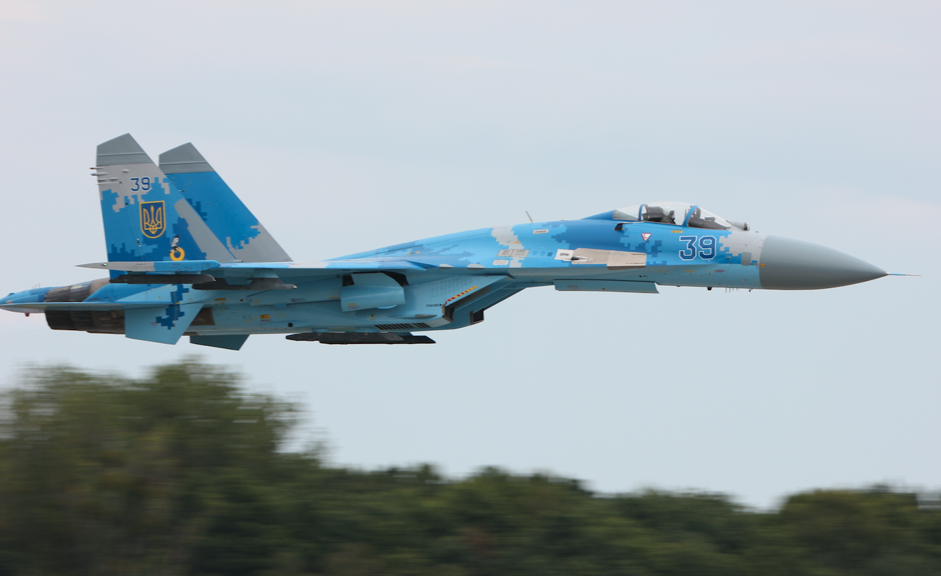 Suchoj Su-27 nb 39. Babie Doły 2019 rok. Zdjęcie Waldemar Kiebzak