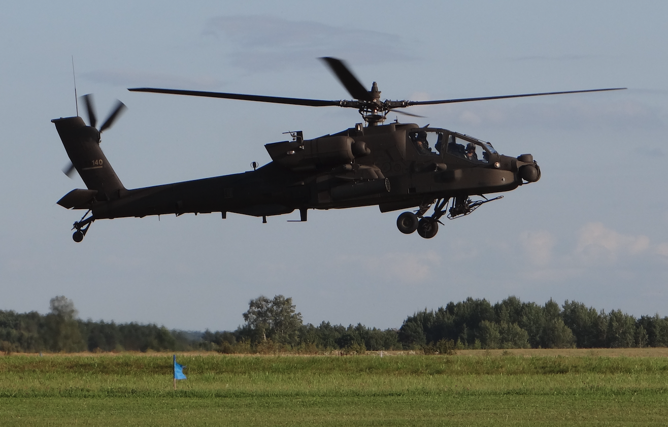 Boeing AH-64 Apache. Wilamowo 2019 rok. Zdjęcie Karol Placha Hetman