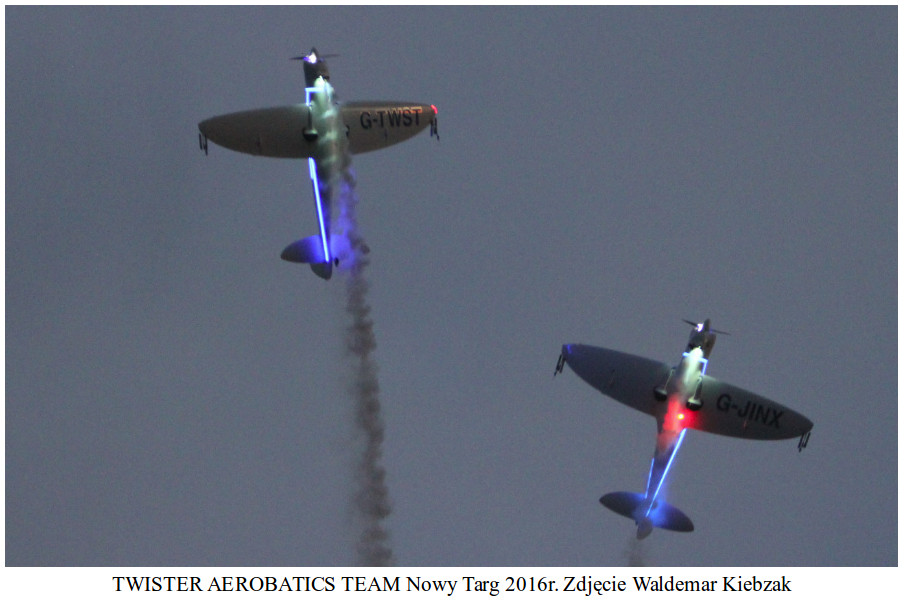 TWISTER AEROBATICS TEAM. 2016 year. Photo by Waldemar Kiebzak