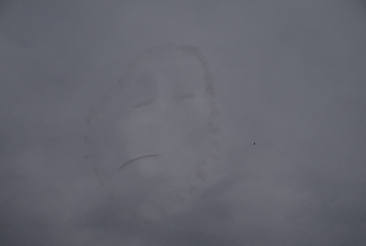 Jurgis Kairys, Su-31 and a sad face in the sky. Nowy Targ. 2017 year. Photo by Karol Placha Hetman