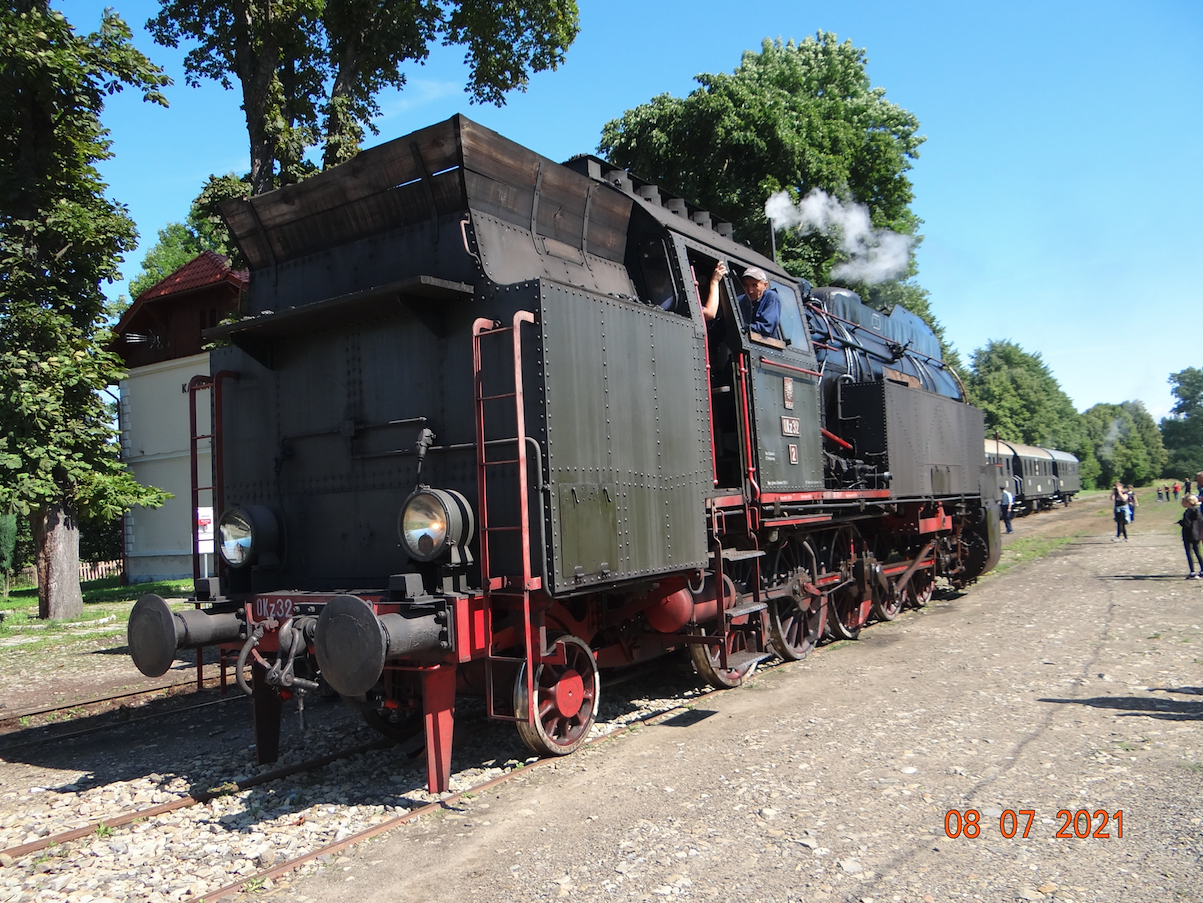 The locomotive OKz32-2. 2021. Photo by Karol Placha Hetman