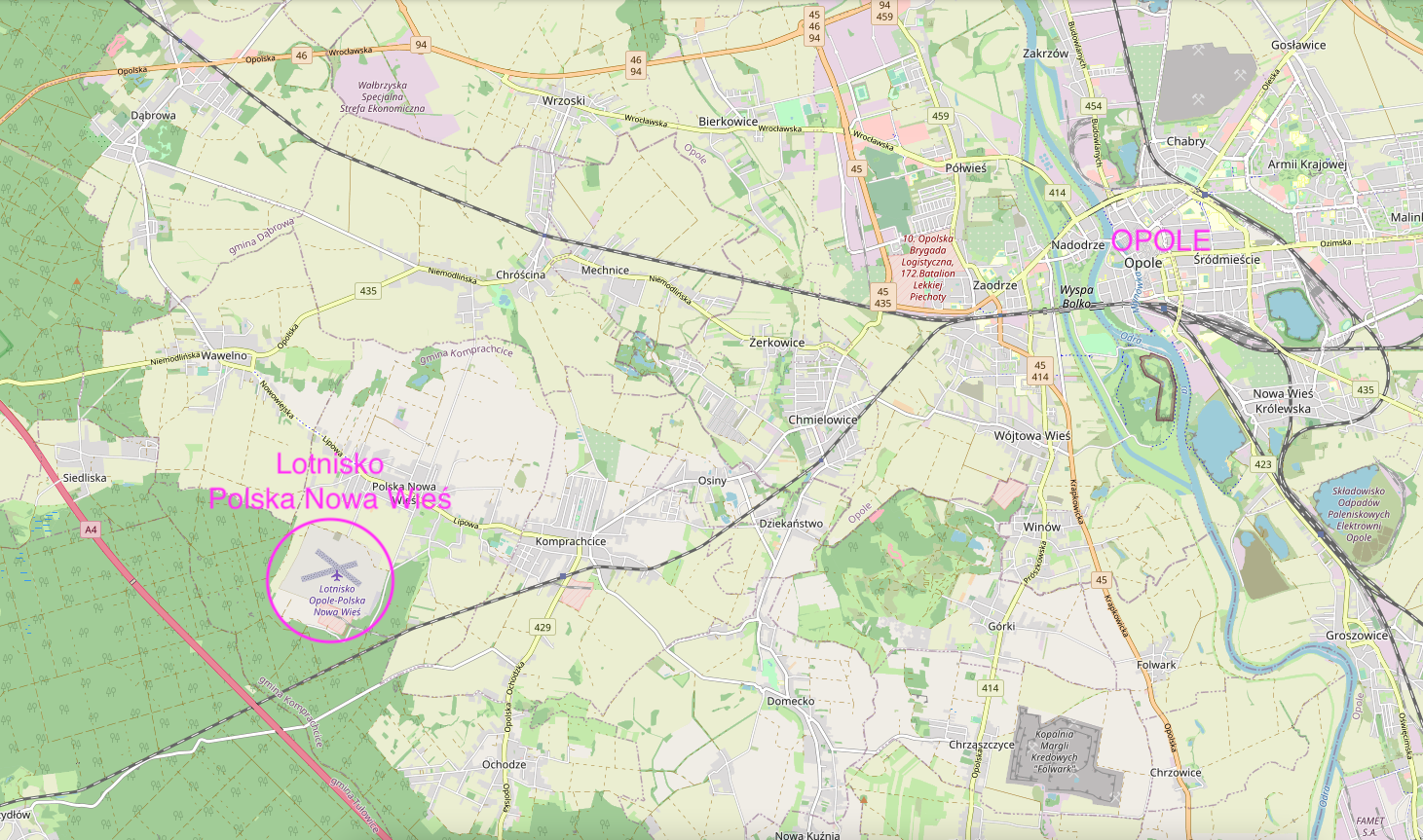 Polska Nowa Wieś airport. 2023 year. The work of Karol Placha Hetman