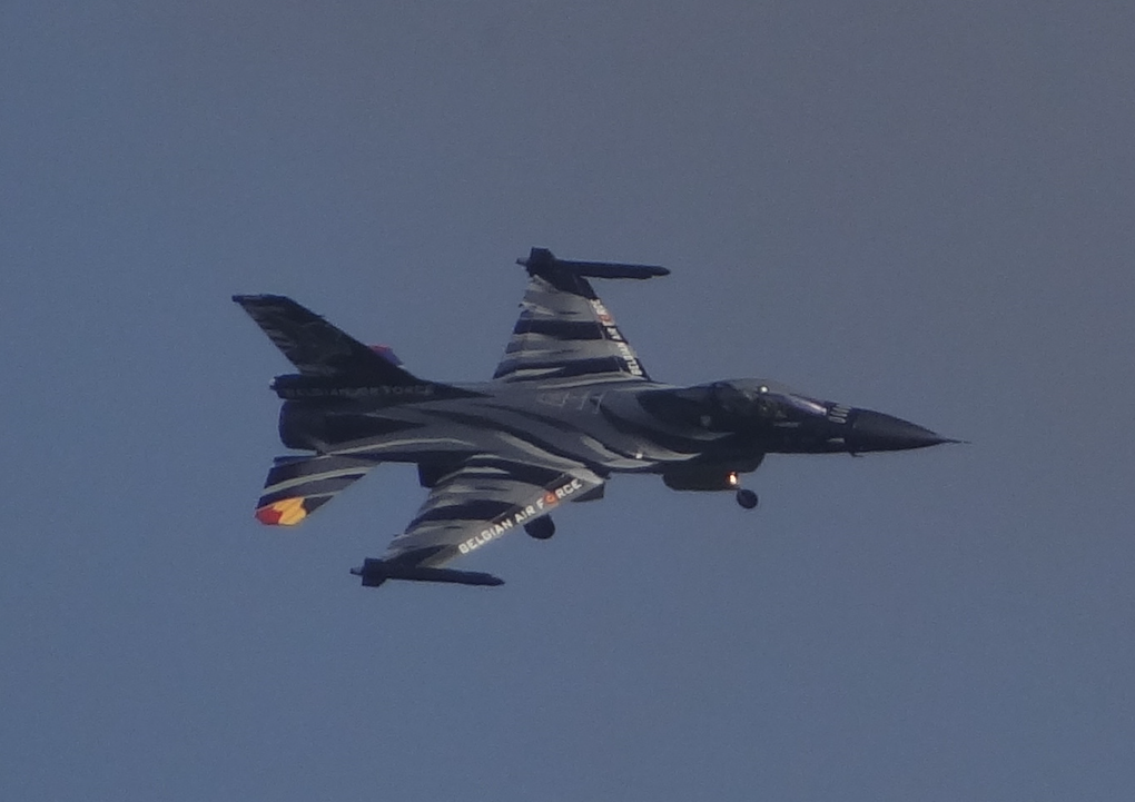 F-16 Solo Dysplay Belgia. 2018 year. Photo by Karol Placha Hetman