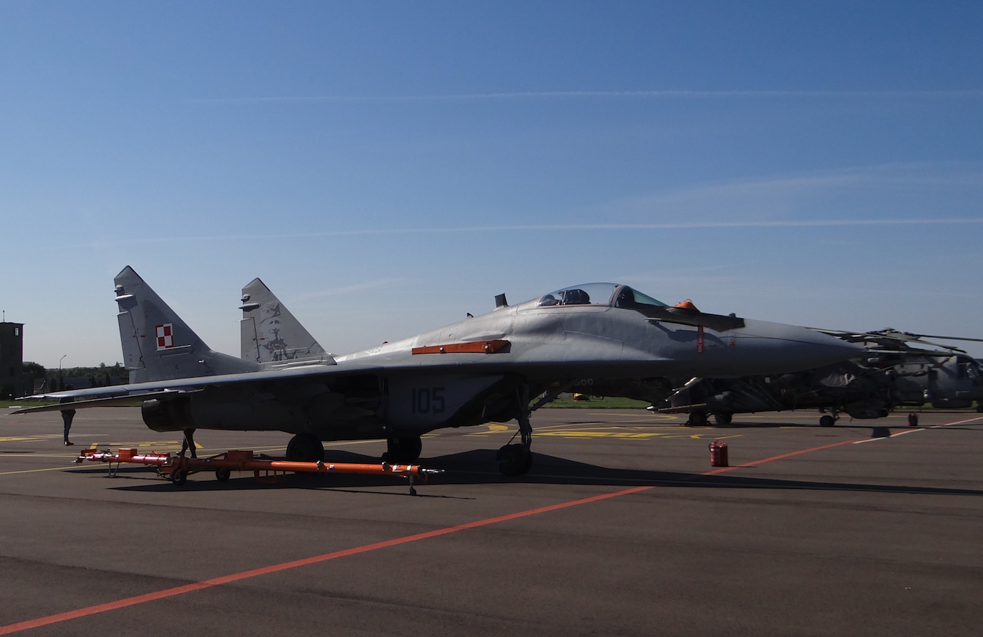 MiG-29 nb 105 Ławica 2018 year. Photo by Karol Placha Hetman