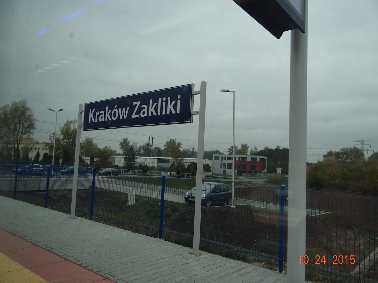 Stacja kolejowa Kraków Zakliki. 2015 rok. Zdjęcie Karol Placha Hetman