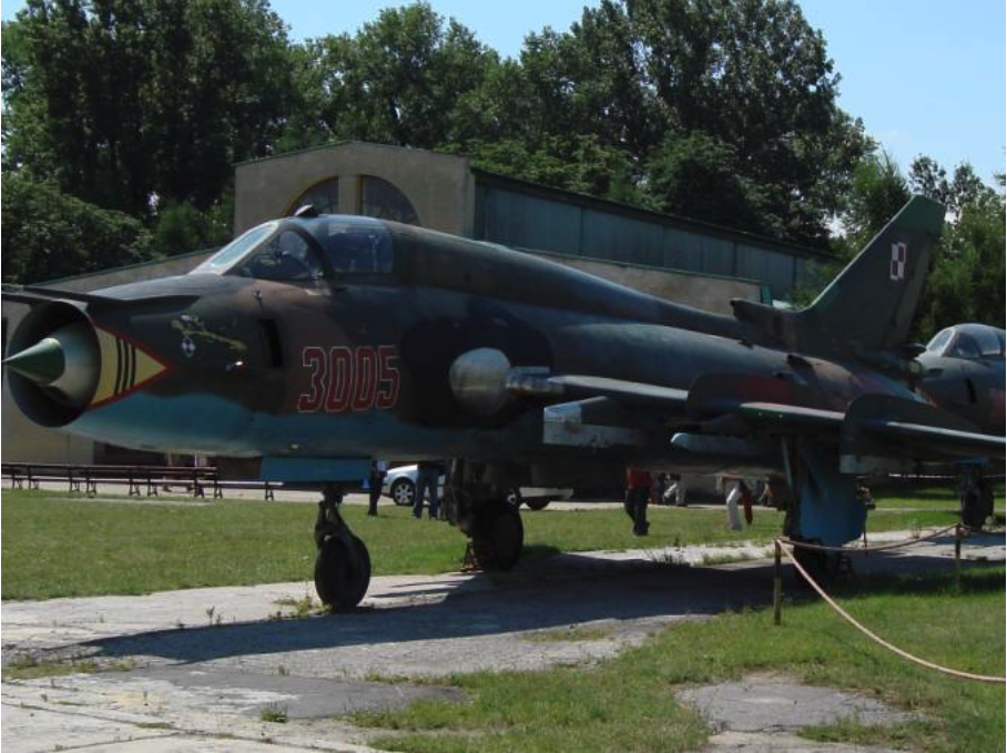 Su-22 M 4 K nb 3005 muzeum Czyżyny 2007 rok. Zdjęcie Karol Placha Hetman