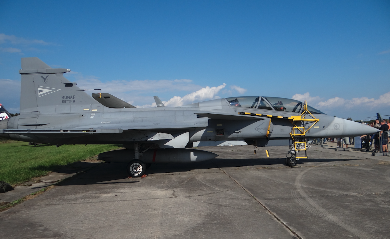 Hungarian SAAB JAS-39 D. 2018. Photo by Karol Placha Hetman