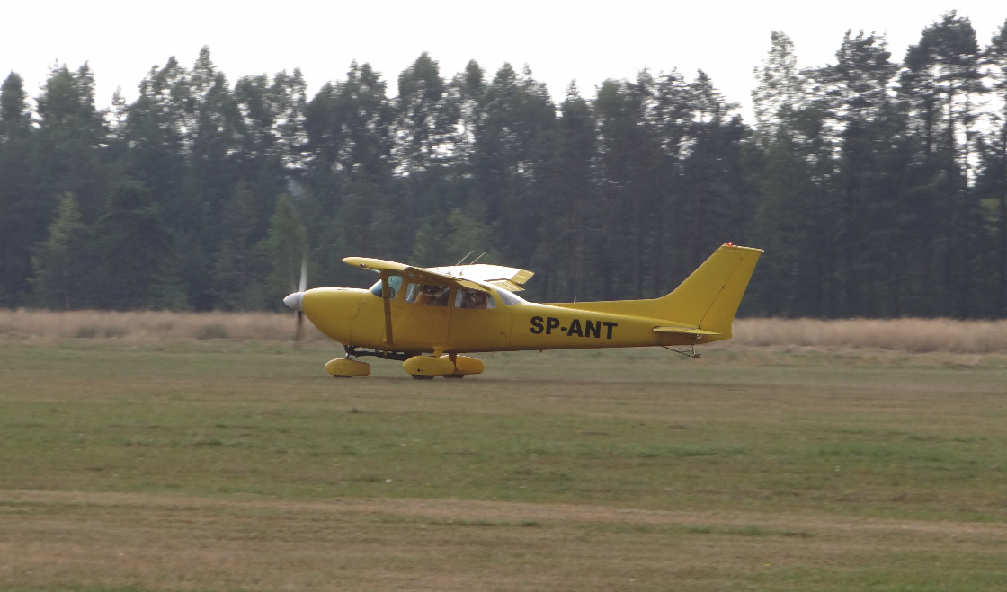 Cessna 172 rejestracja SP-ANT. 2015 rok. Zdjęcie Karol Placha Hetman